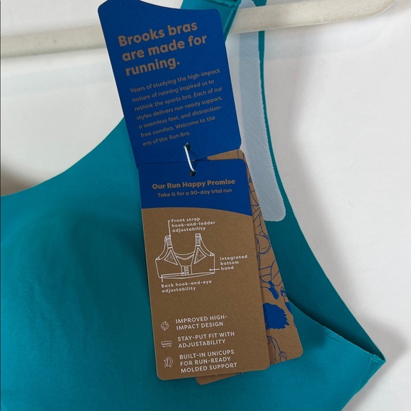 NWT Brooks Run Sports Bra Dare Scoopback 2.0 40 C/D High Impact - Picture 7 of 11